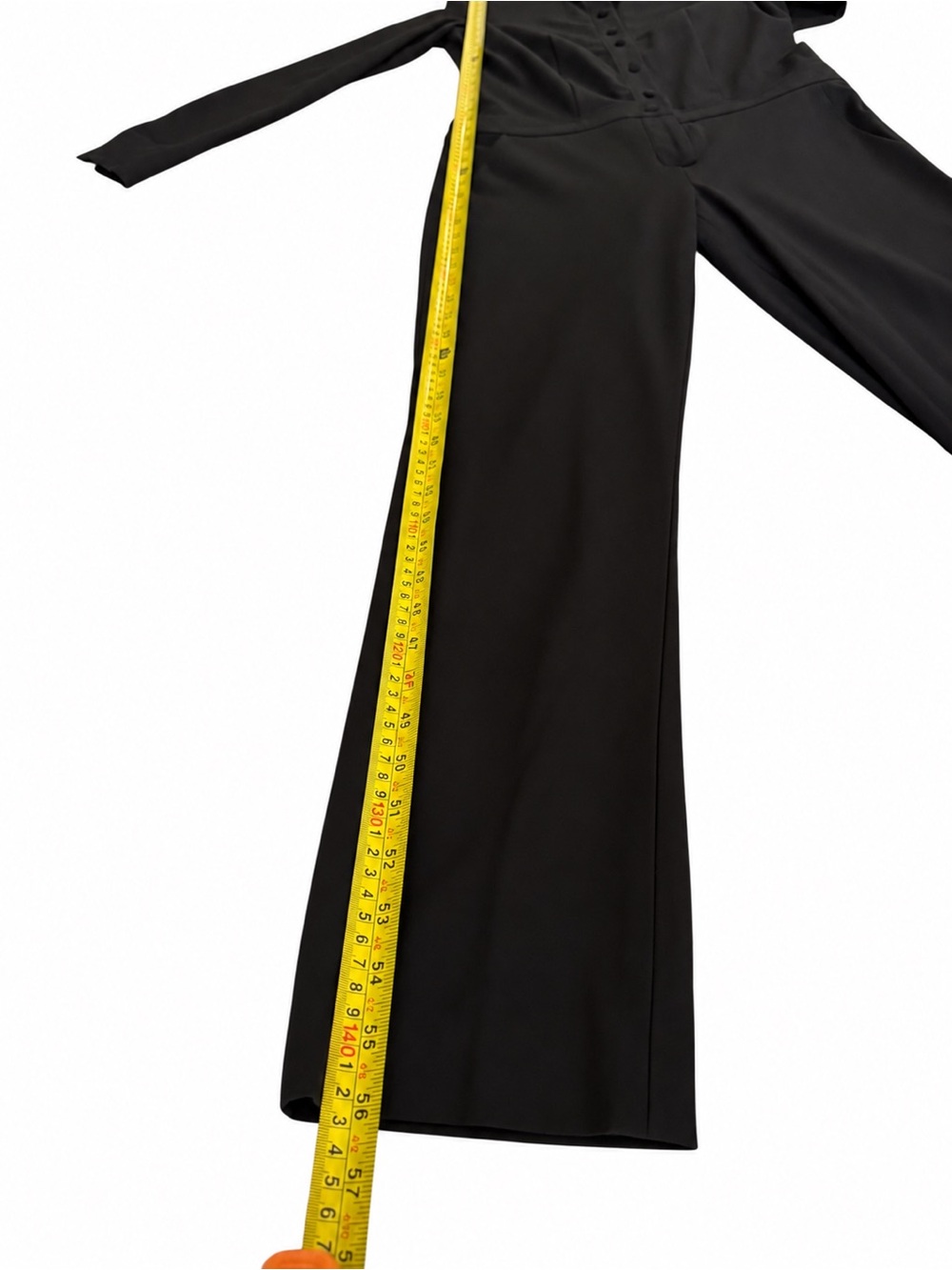 Harvey Faircloth Black Cotton Silk Lined Utility Jumpsuit Size 2 Made USA - Picture 6 of 10